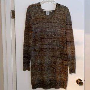 Knitted hoodie dress